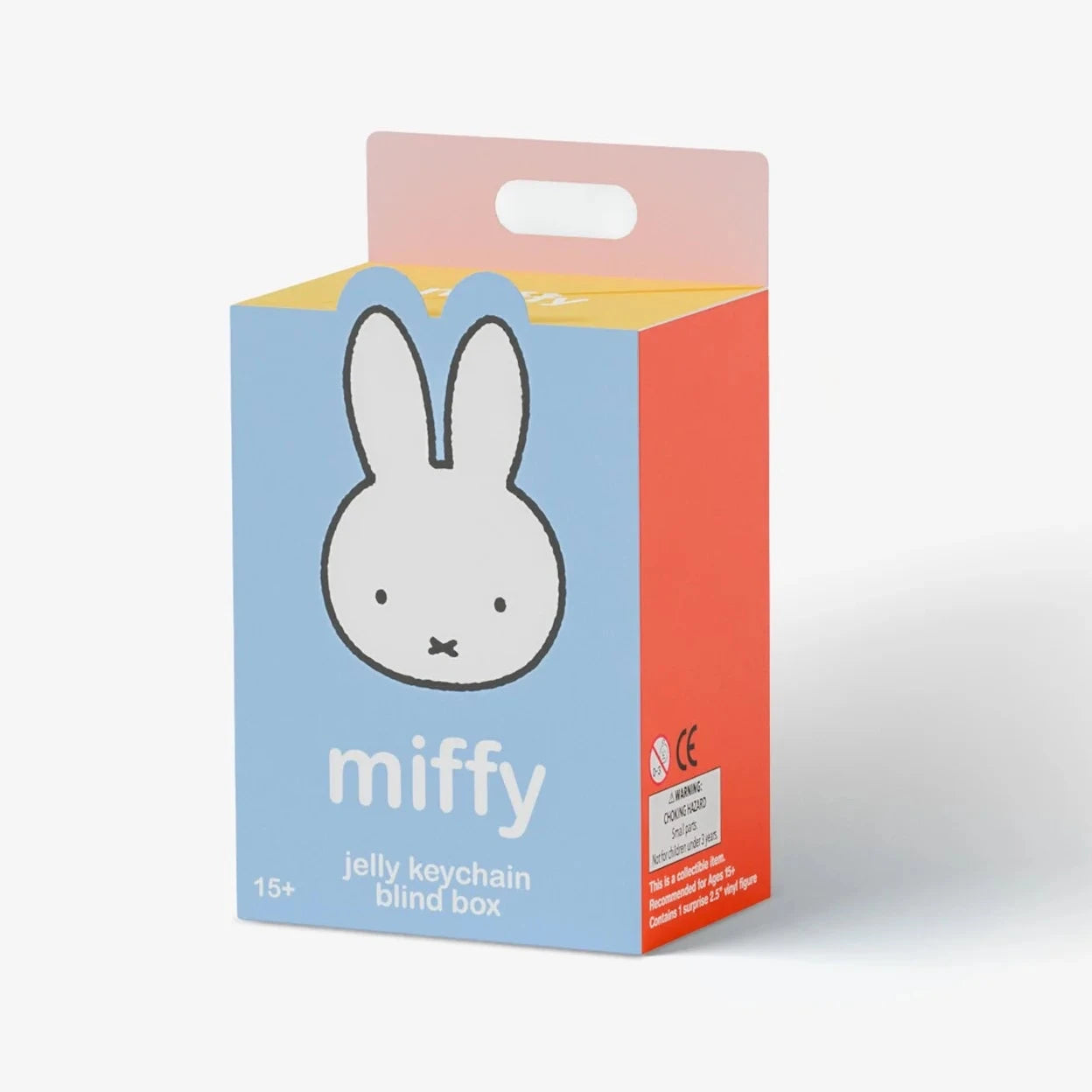 Miffy jelly keychain blind box packaging on a white background