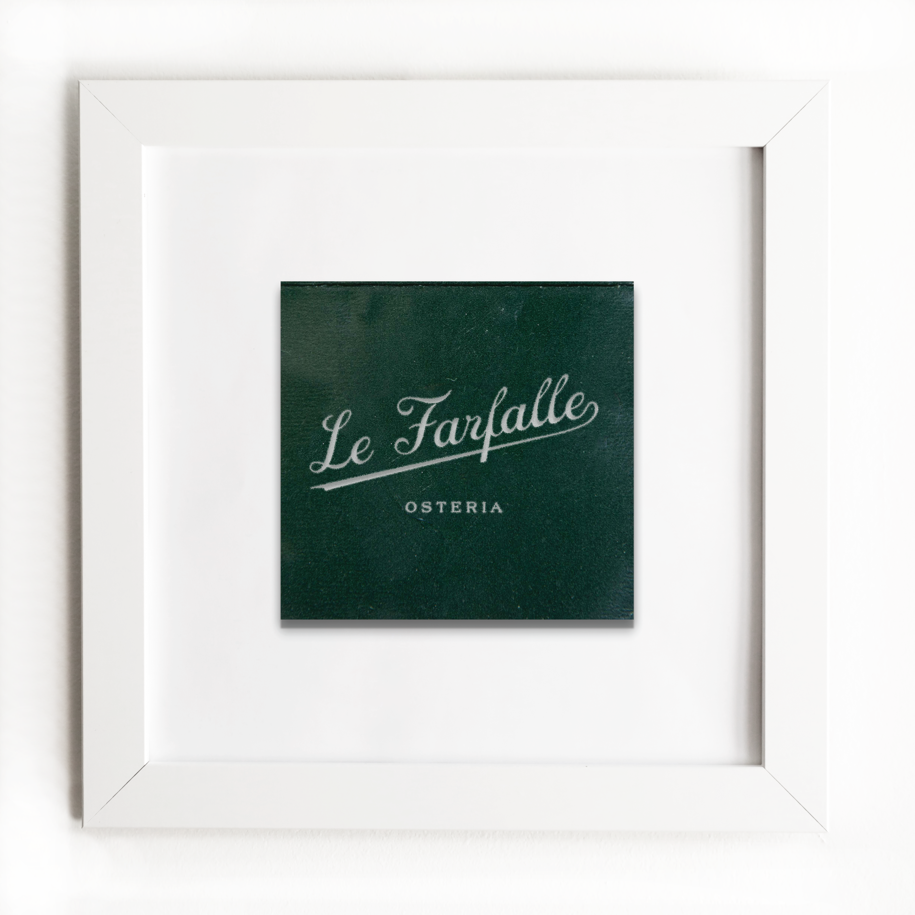 Framed artwork with &