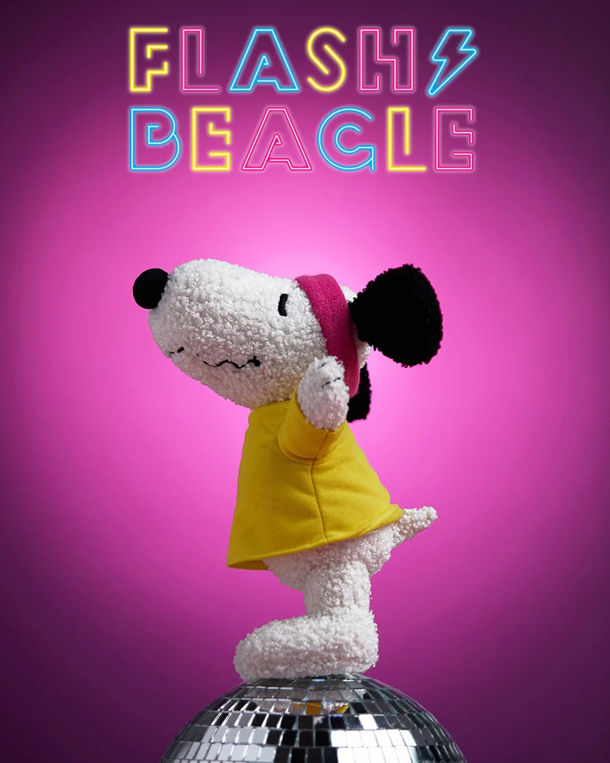 Plush PEANUTS SNOOPY Flashbeagle 9.5"