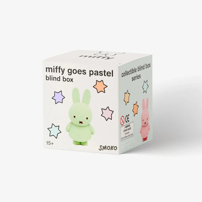 Box packaging for a collectible blind box featuring a cartoon character on a white background