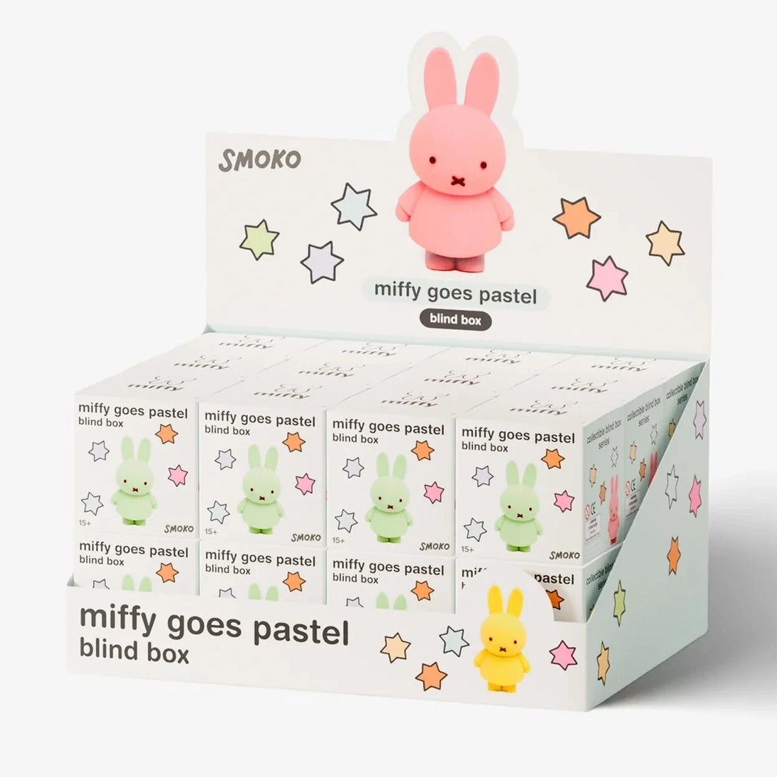 Miffy toy figure with packaging on a white background