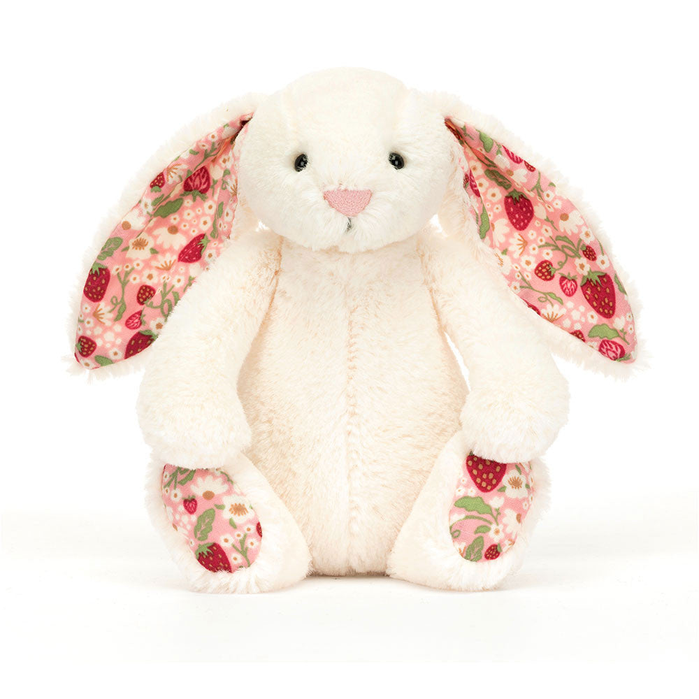 Jellycat Blossom Cream Bunny Berry, Little, detail view