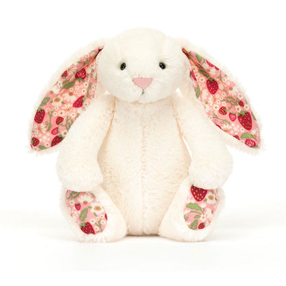 Jellycat Blossom Cream Bunny Berry, Little, detail view