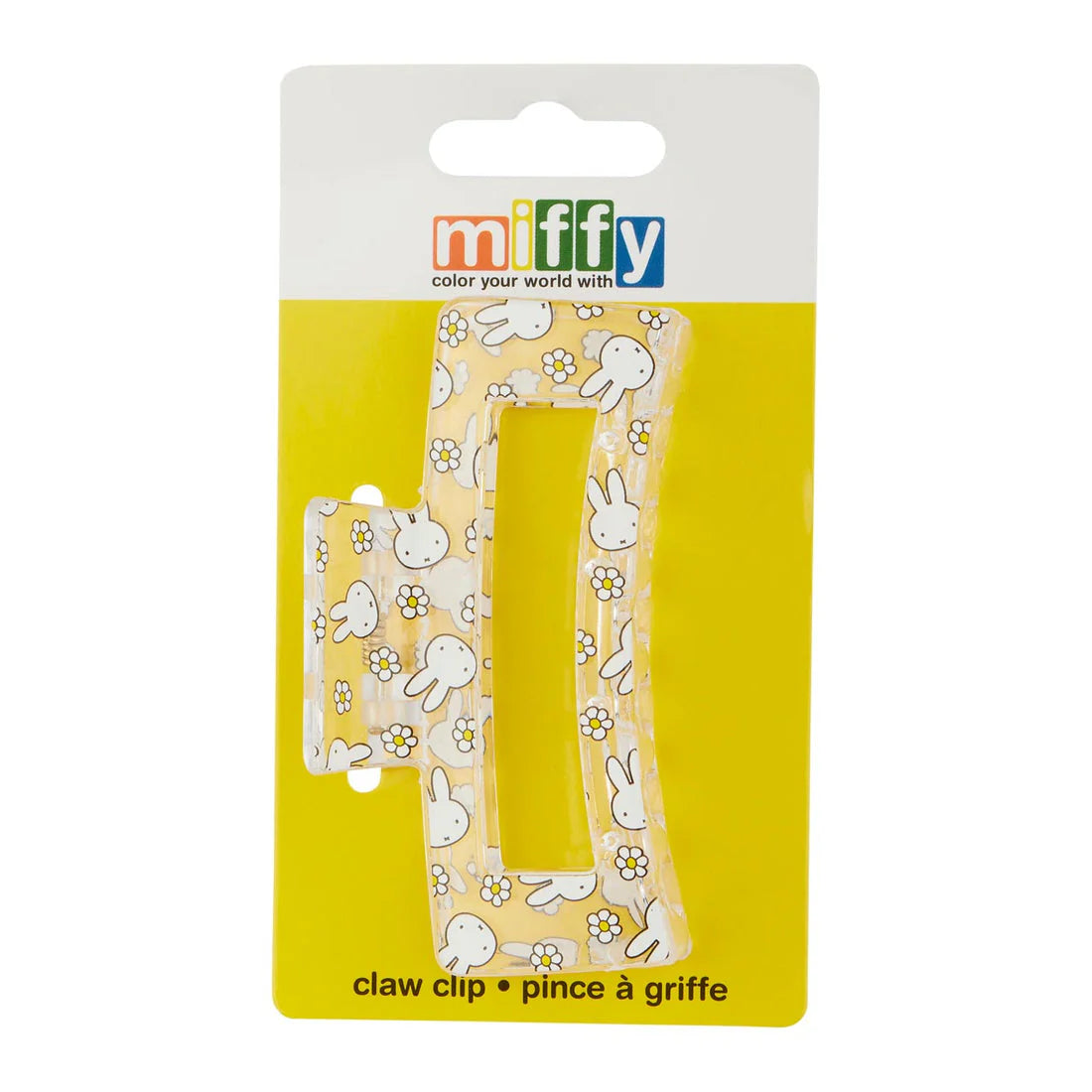 Miffy Hair Claw Clip - White Flower