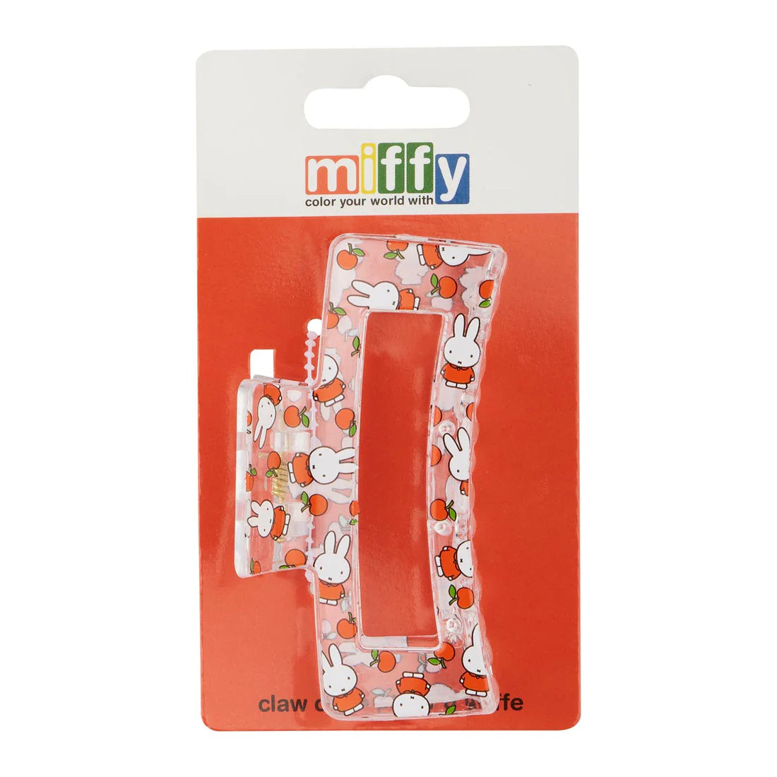 Miffy Hair Claw Clip - Apple