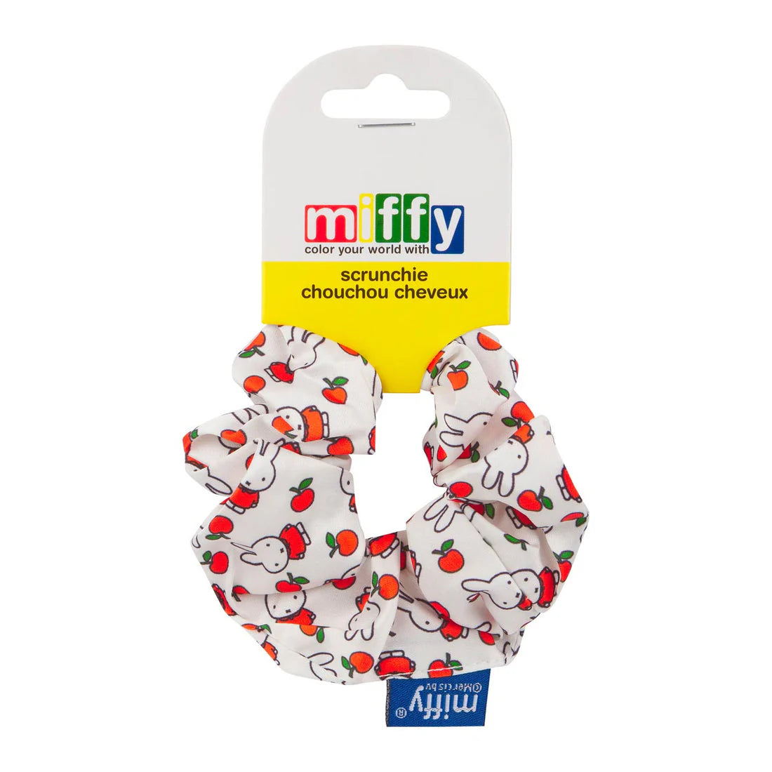Miffy Hair Scrunchie- Apple