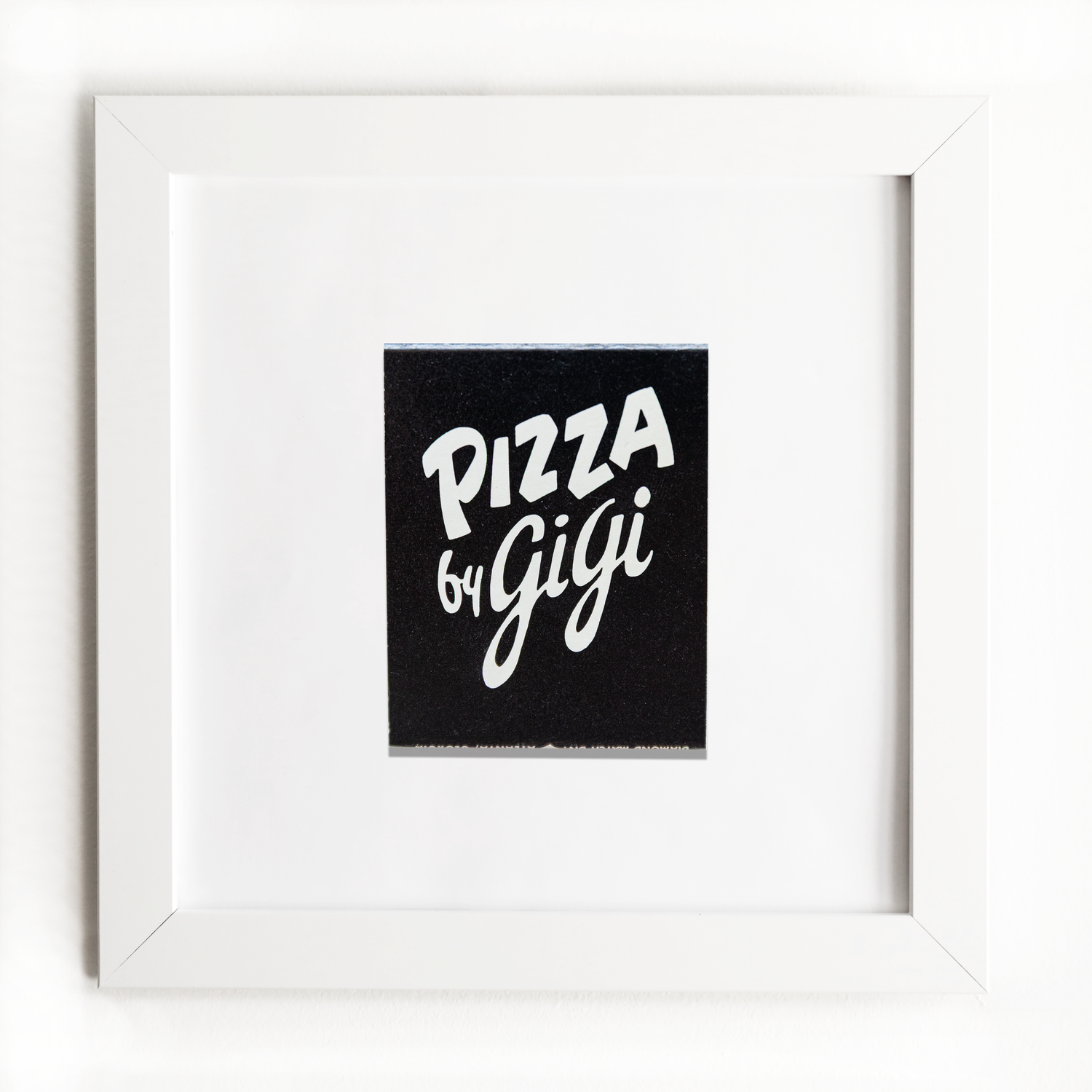 Framed artwork with &