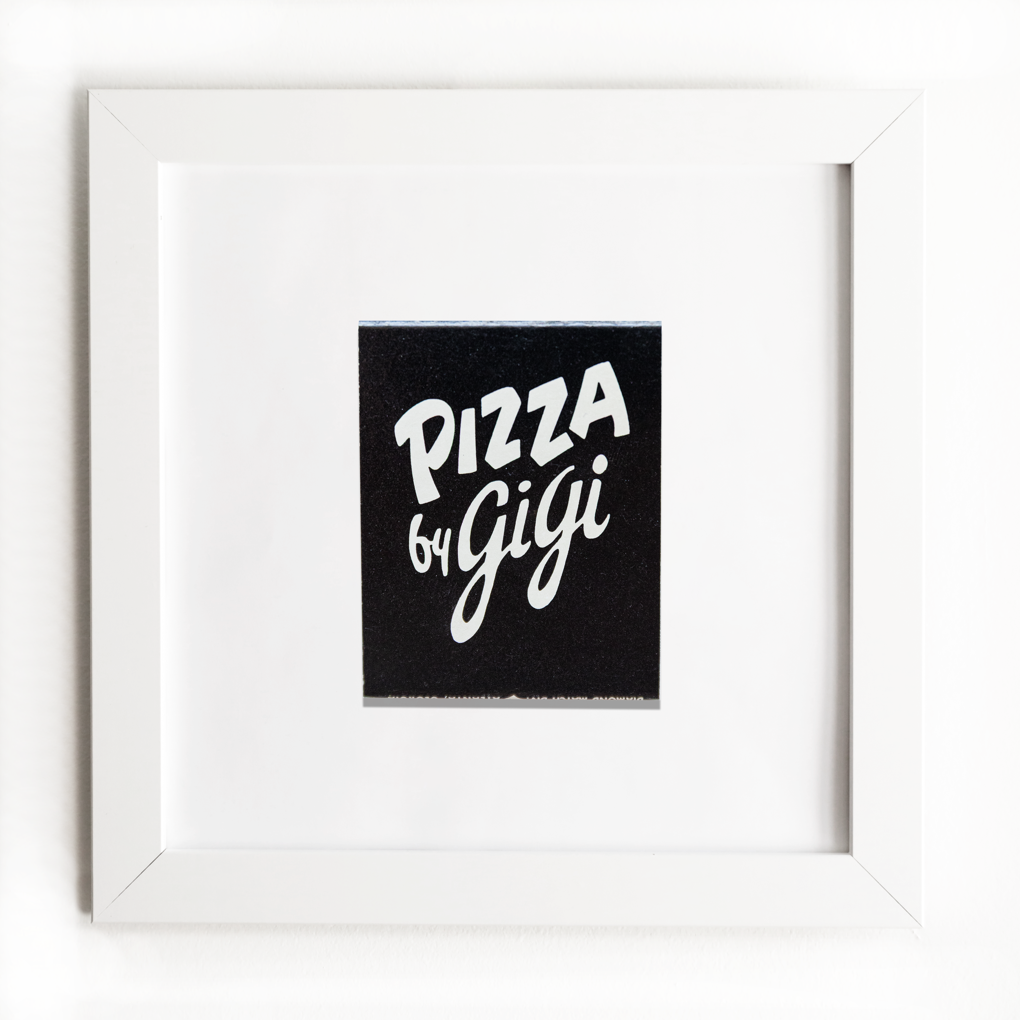 Framed artwork with &