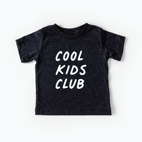 Cool Kids Club | Toddler Short Sleeve Tee | Black