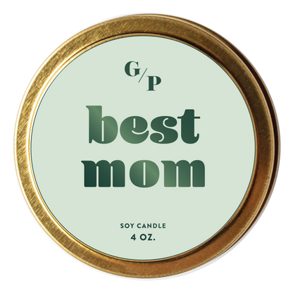 Best Mom 4 oz. Candle Tin