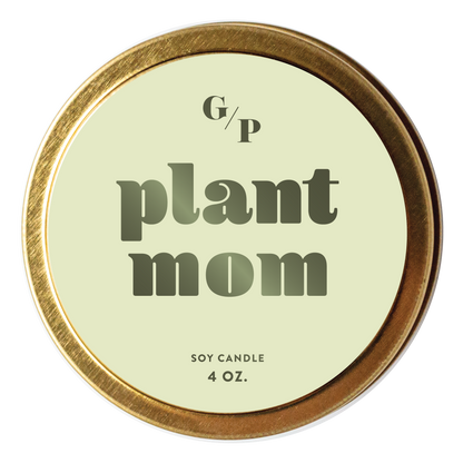 Plant Mom 4 oz. Candle Tin