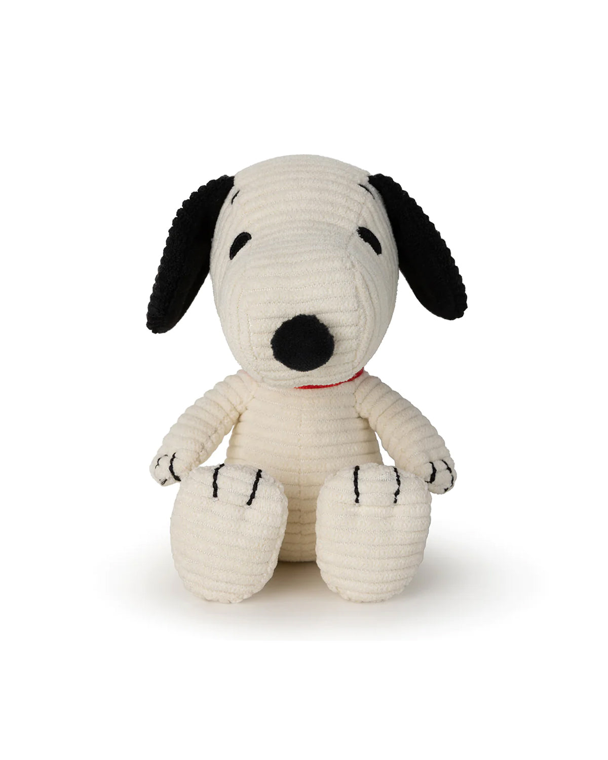 Plush PEANUTS SNOOPY Sitting Corduroy Cream in Giftbox 11"