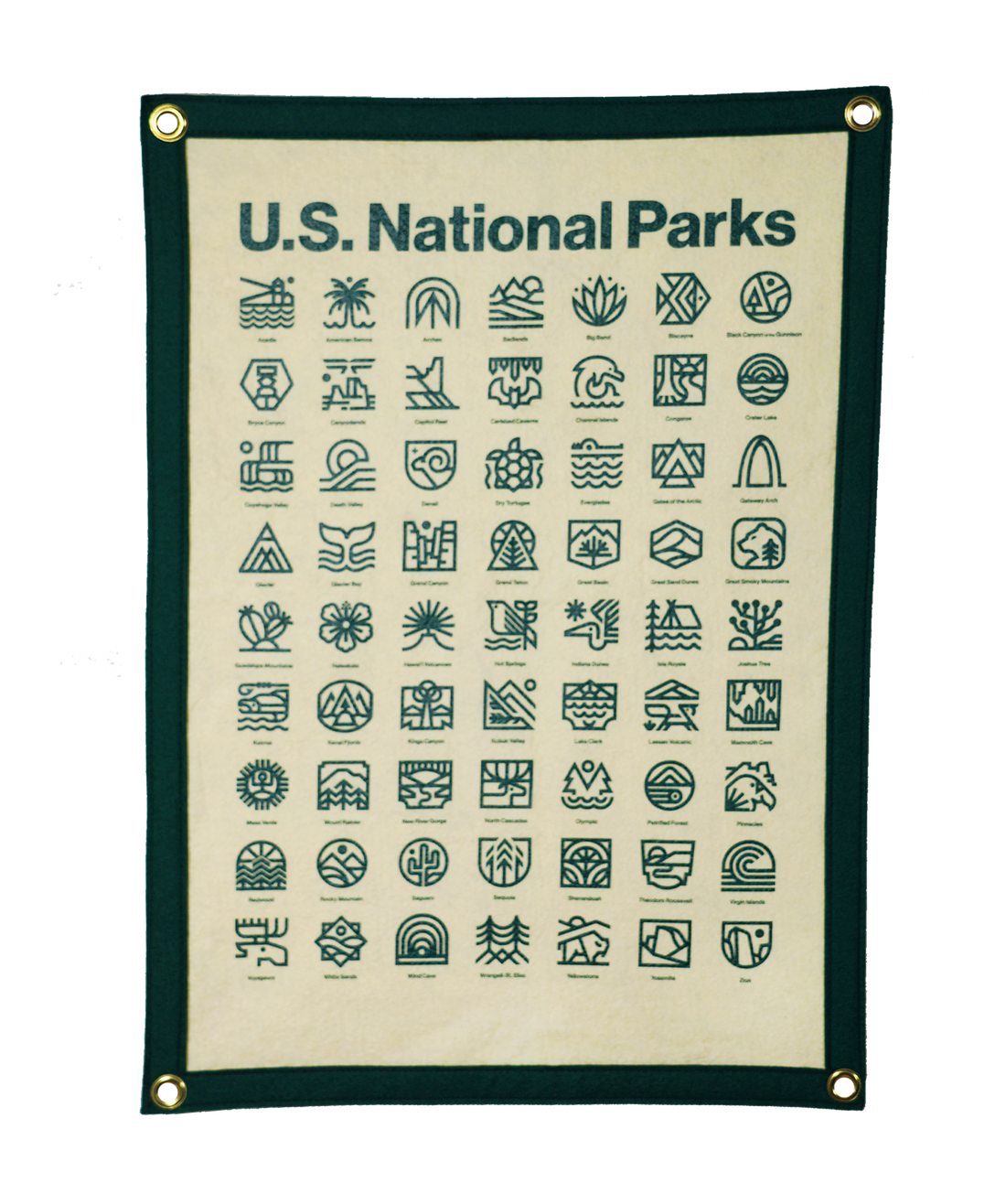 National Parks Camp Flag • Steve Wolf x Oxford Pennant