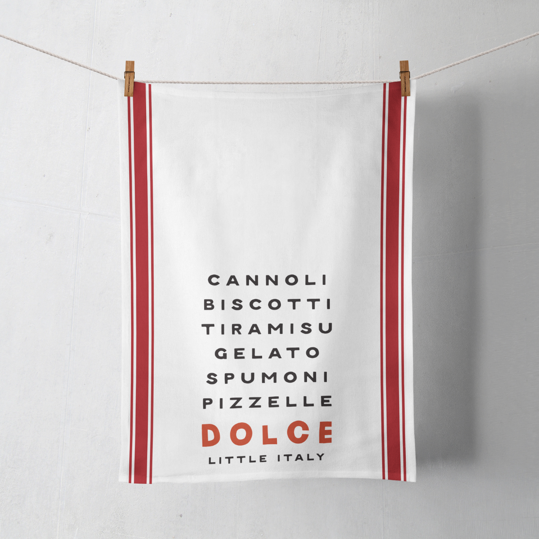 Dolce Tea Towel - Little Italy