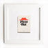 Framed Pizza Hut logo on a white background