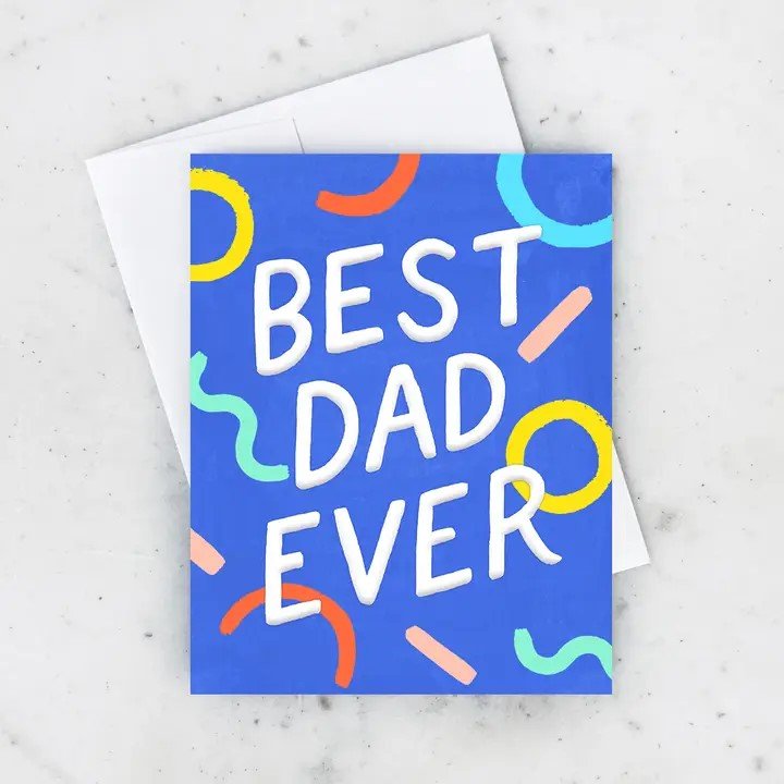 Dad Squiggles Card