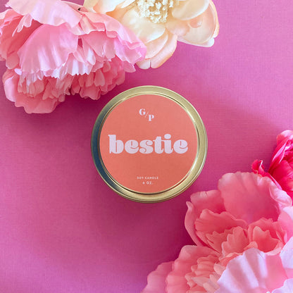 Bestie 4 oz. Just Because Candle Tin