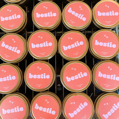 Bestie 4 oz. Just Because Candle Tin