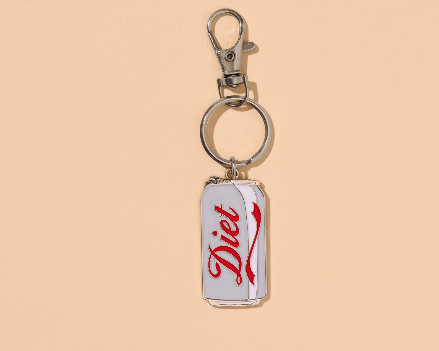Diet Soda Enamel Keychain &amp; Bag Charm