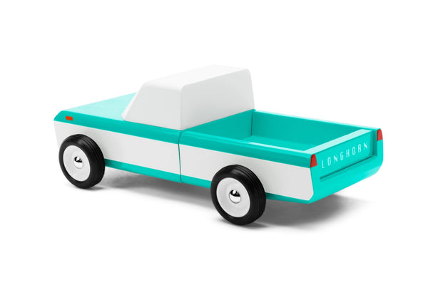 Longhorn Teal Pickup Truck