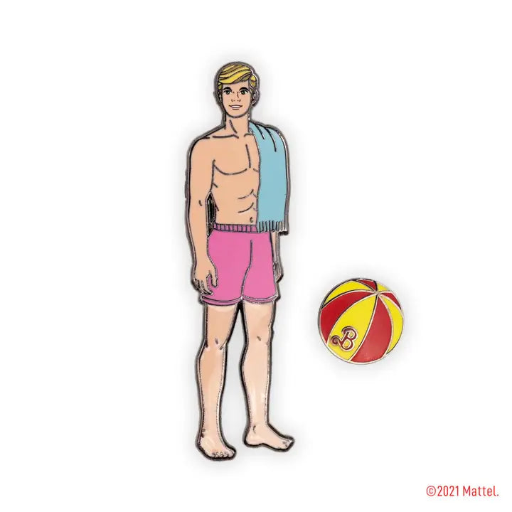 Malibu Ken™ with Beach Ball Pin Set