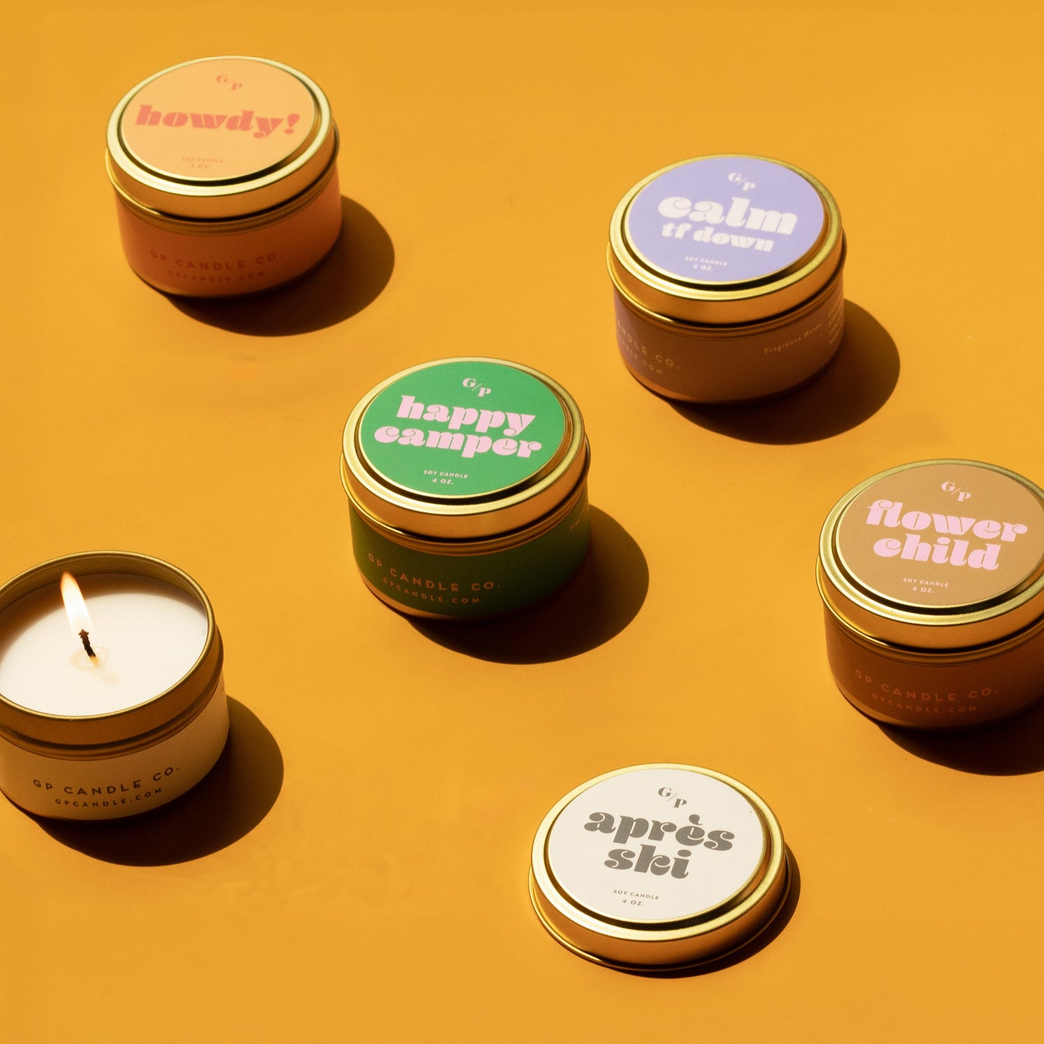 Howdy! 4 oz. Just Because Candle Tin
