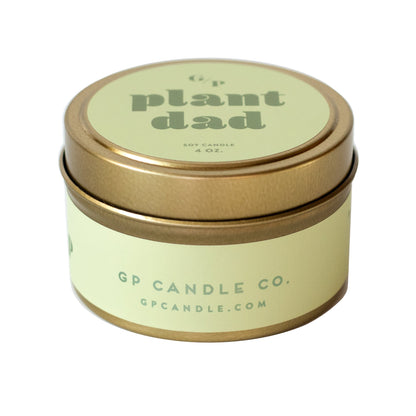 Plant Dad 4 oz. Candle Tin