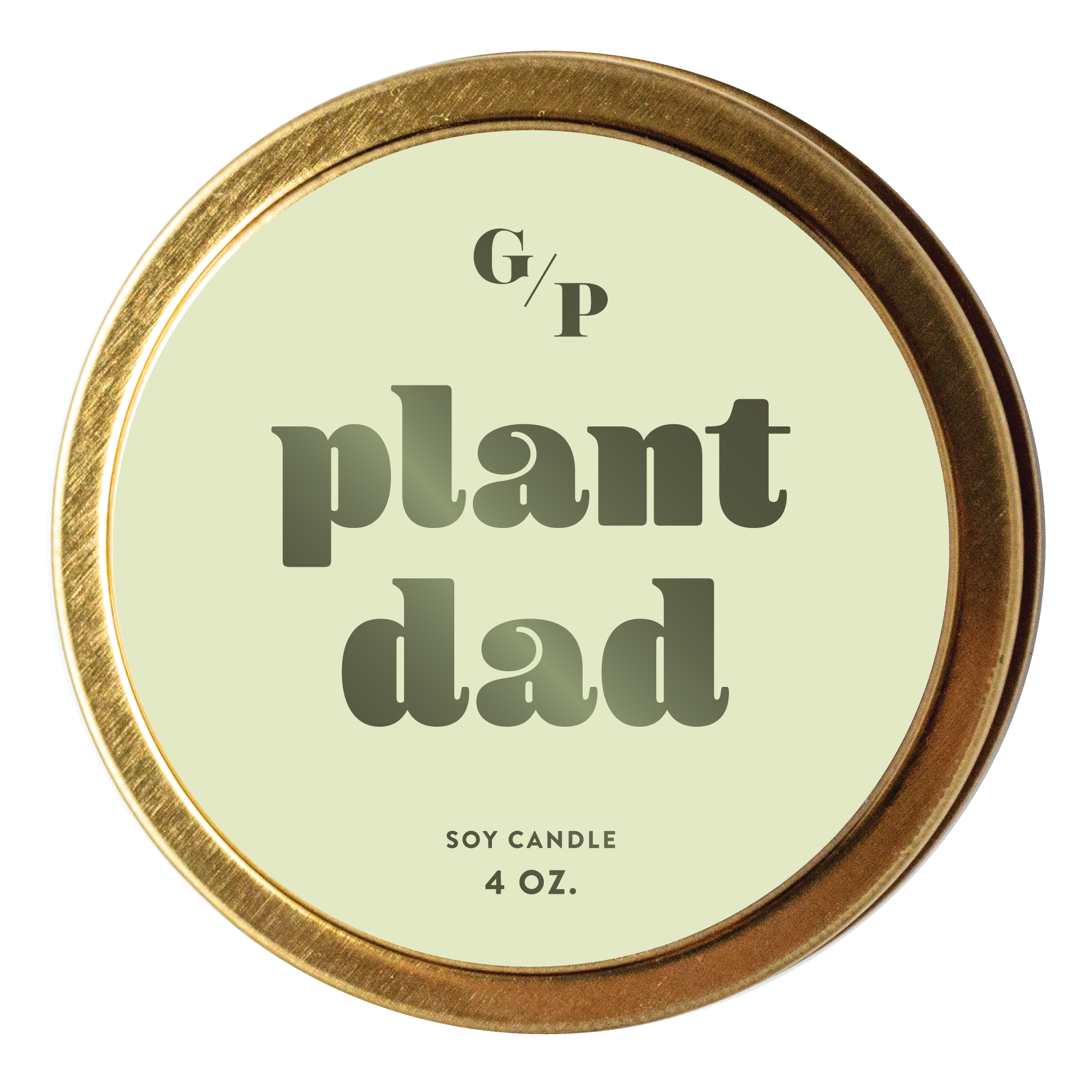 Plant Dad 4 oz. Candle Tin