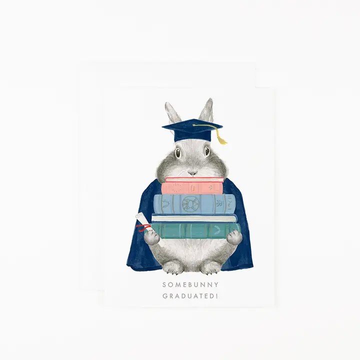 Somebunny Graduated Greeting Card